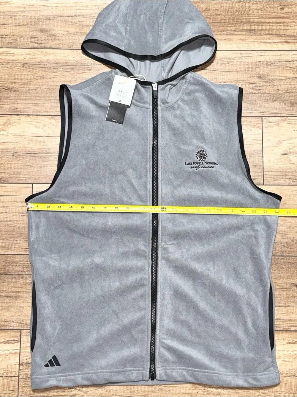 Adidas Ultimate365 Fleece Hoodie Full Zip Golf Vest Lake Powell Mens M